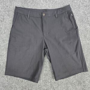 Lululemon Commission Classic-Fit Short 9" Warpstreme Mens 32 Dark Gray Golf